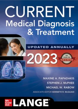 CURRENT Medical Diagnosis & Treatment 2023 Book Cover